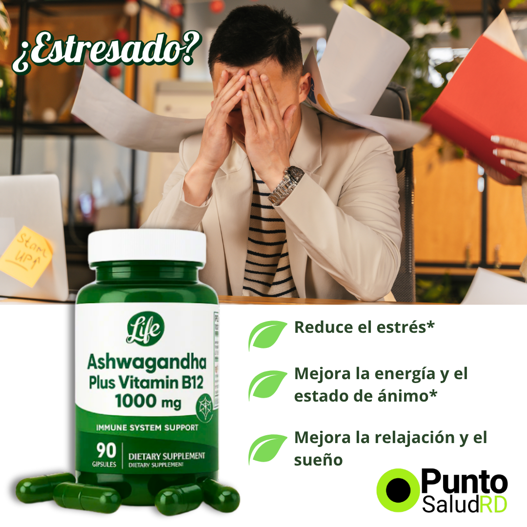 Ashwagandha Life™ | Fórmula Adaptógena para el Desgaste Cotidiano