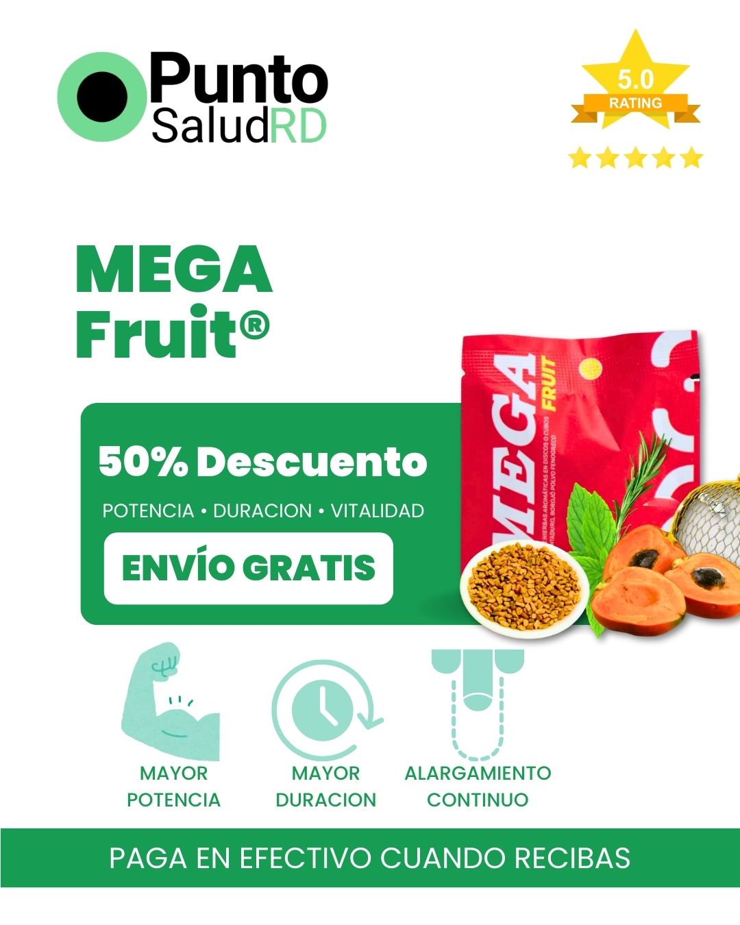 MEGA FRUIT x 4 Tabletas