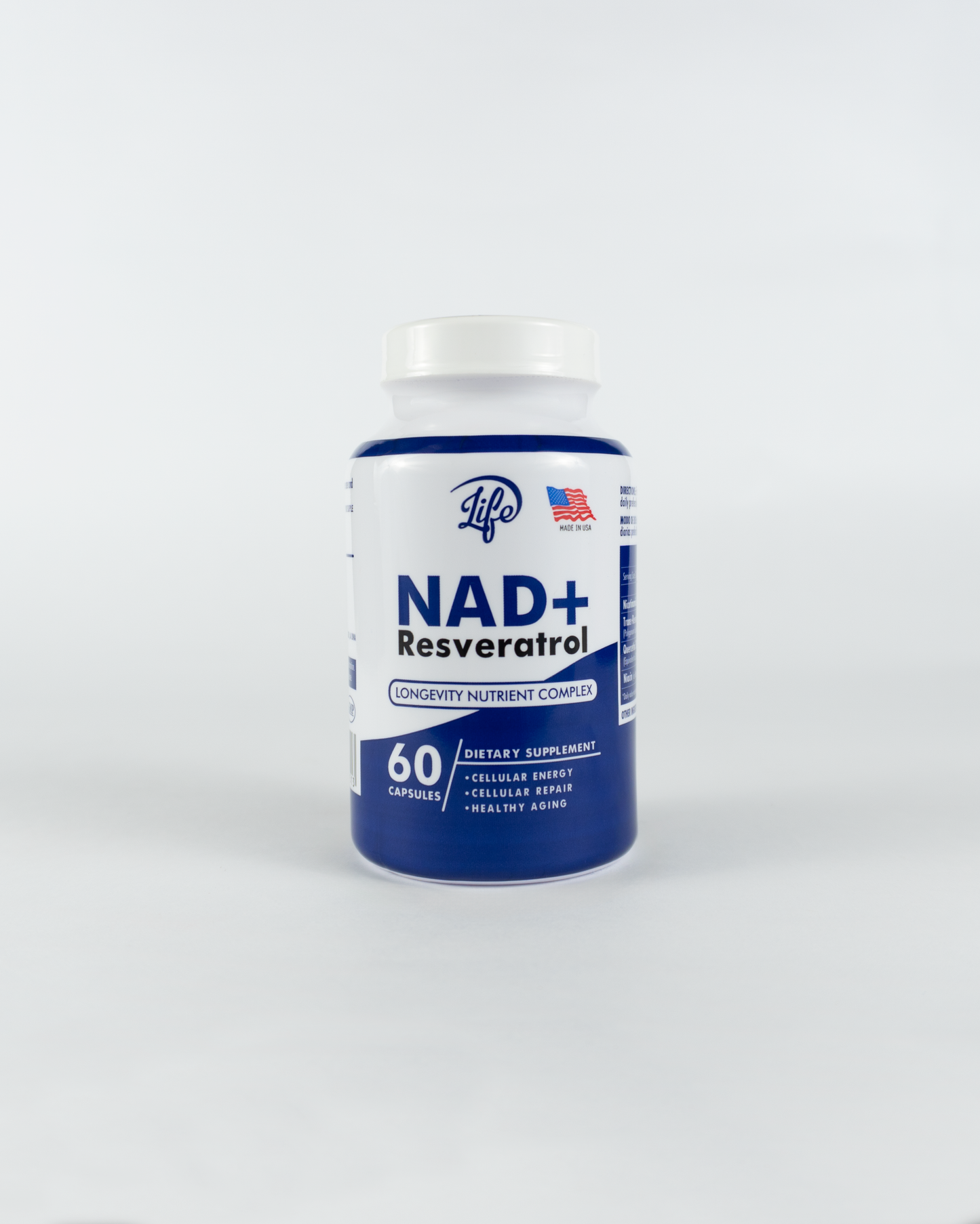 NAD+ Resveratrol: Potente Anti-Envejecimiento y Energía Celular
