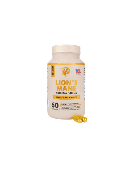 LION’S MANE PREMIUM – Apoyo Cognitivo Natural para Claridad Mental y Enfoque Diario