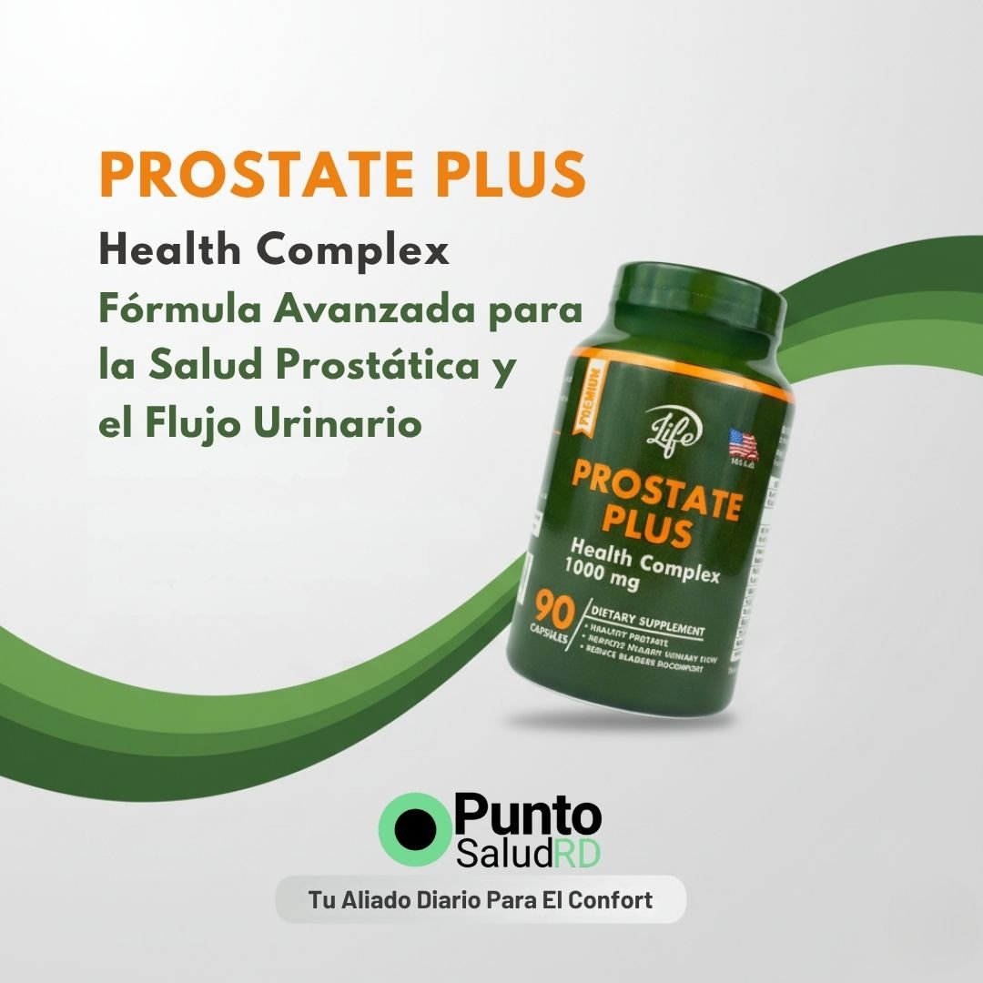 PROSTATE PLUS – Suplemento con Saw Palmetto y Zinc para el Bienestar Masculino | Punto Salud RD - Punto Salud RD